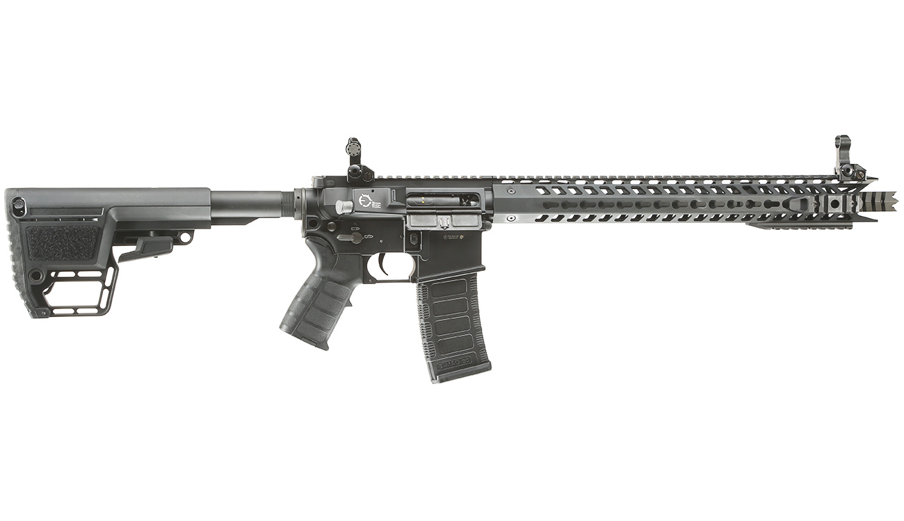 King Arms M4 TWS KeyMod Dinosaur Elite Vollmetall S-AEG 6mm BB schwarz Bild 2