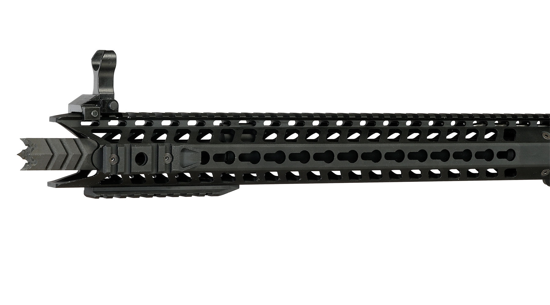 King Arms M4 TWS KeyMod Dinosaur Elite Vollmetall S-AEG 6mm BB schwarz Bild 7