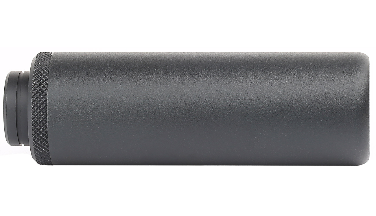 G&G SS-100 Alumininium Mock Suppressor 14mm- / 14mm+ schwarz Bild 3