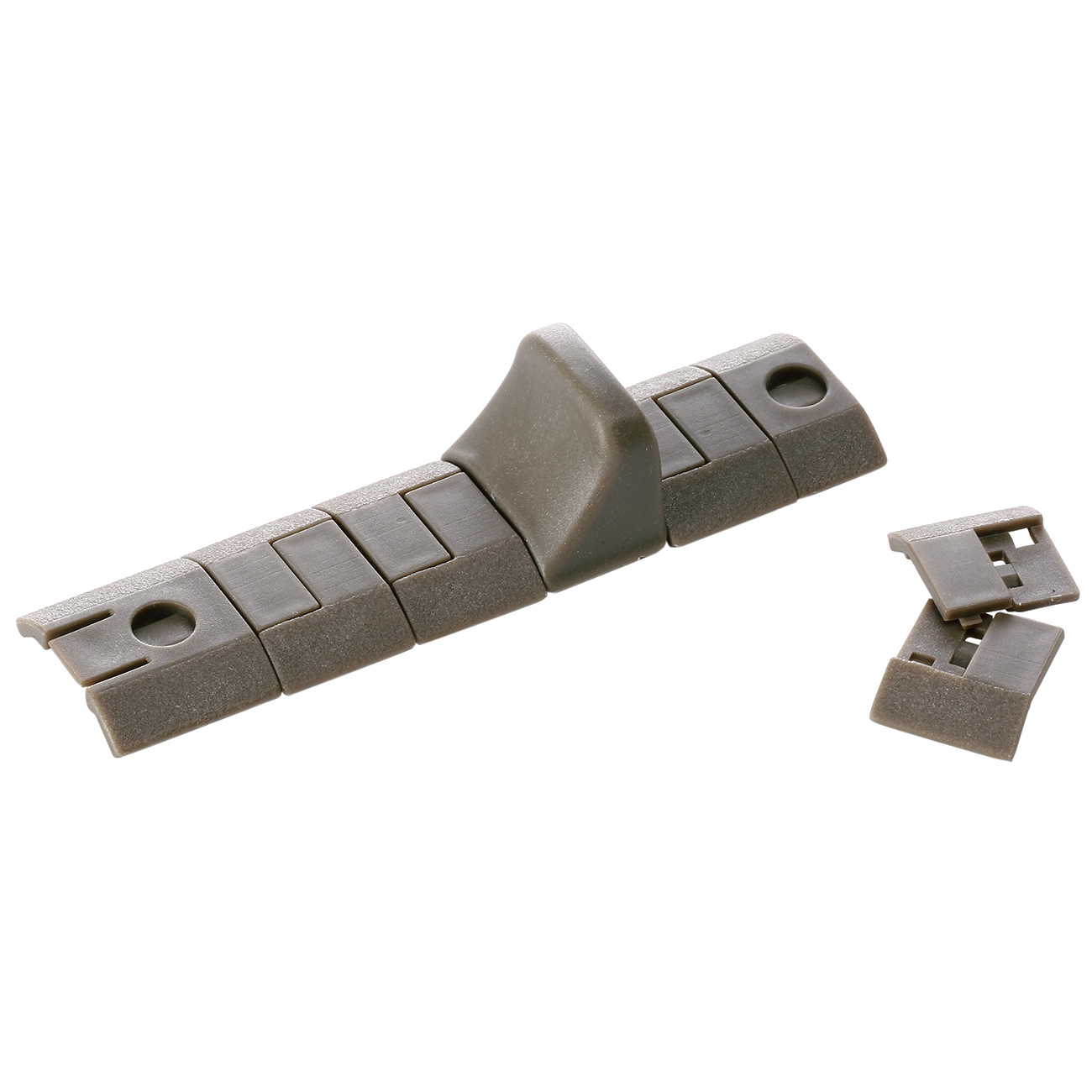 Strike Industries KeyMod Handstop / Rail Covers Set coyote braun Bild 3