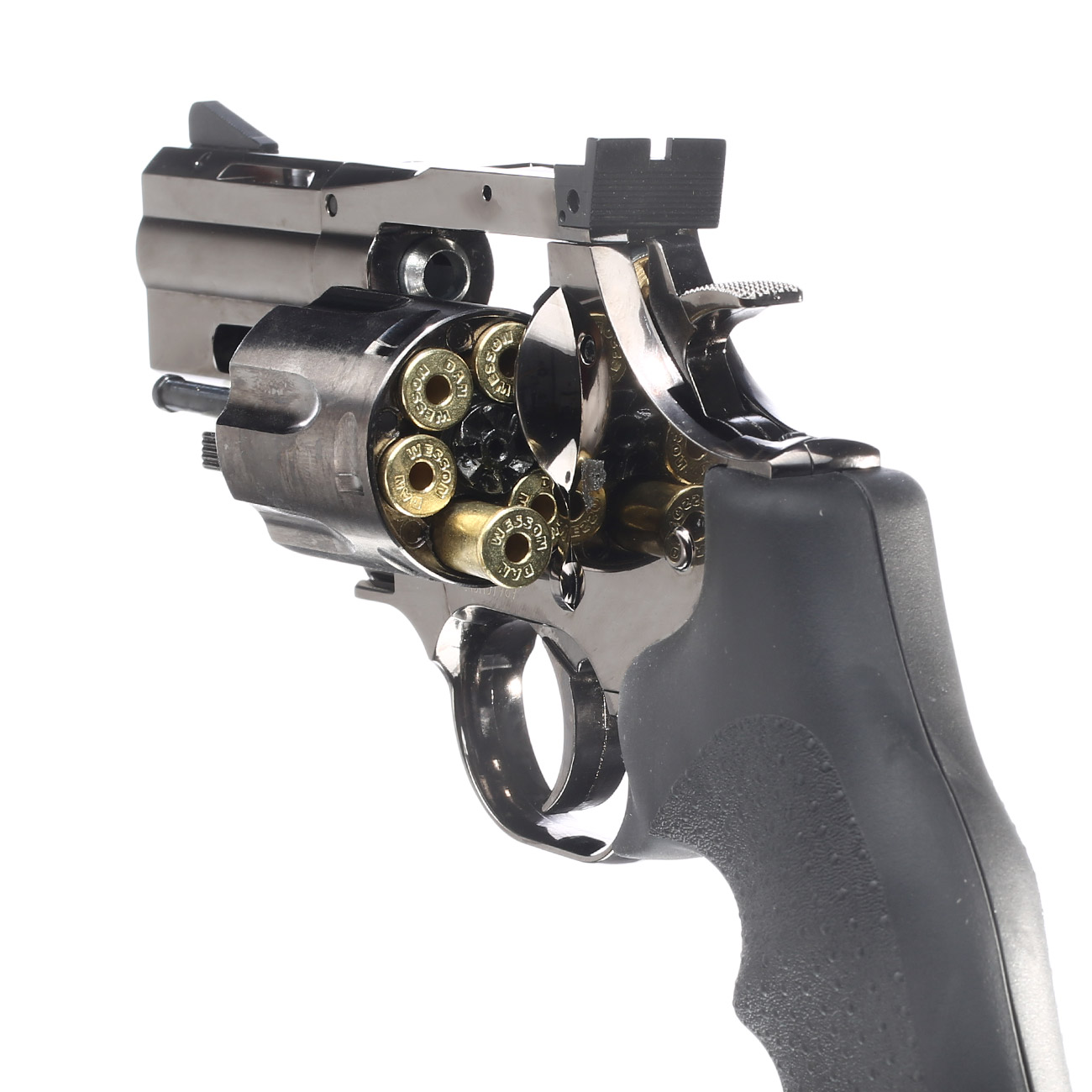 ASG Dan Wesson 715 2,5 Zoll Revolver Vollmetall CO2 6mm BB stahlgrau Bild 3
