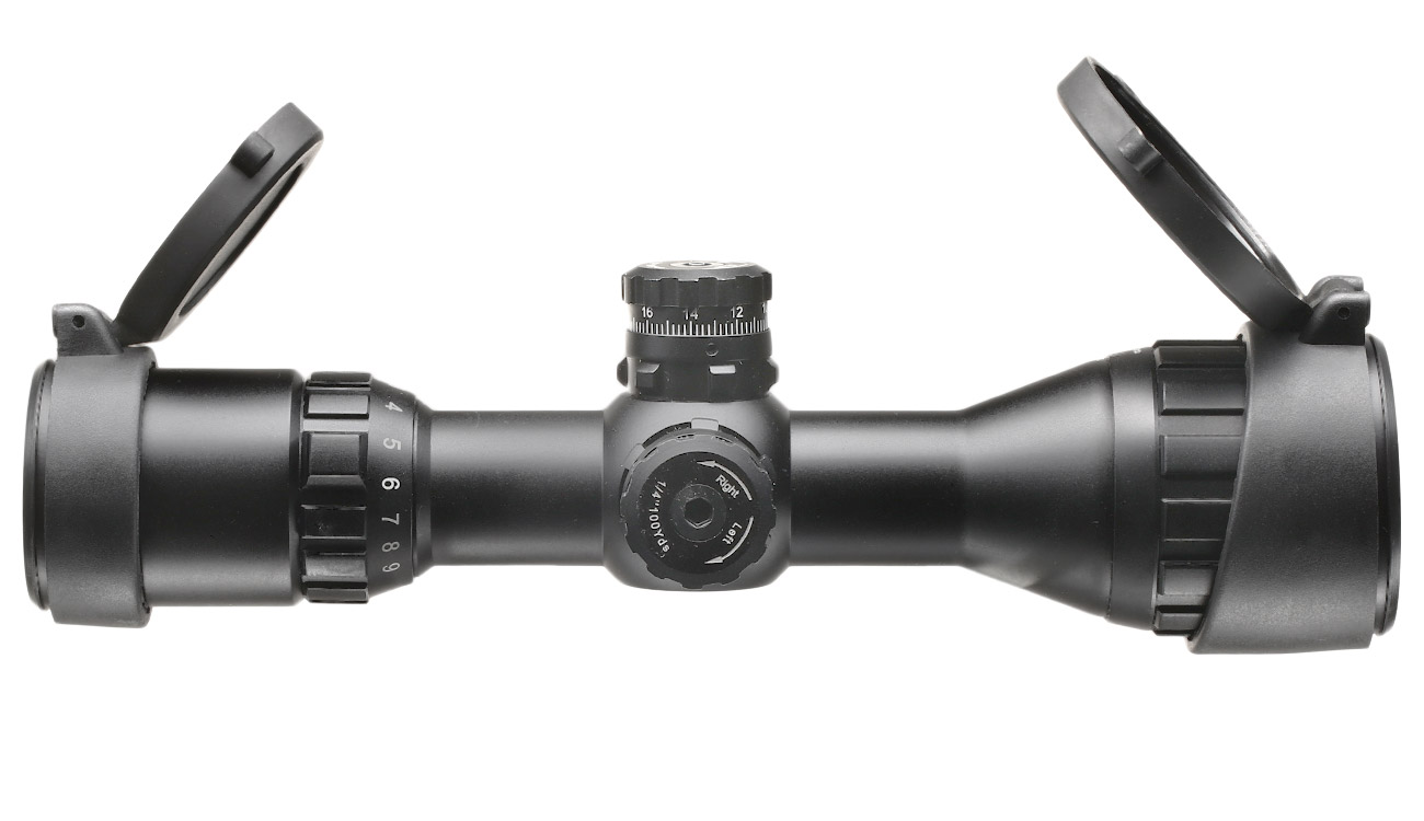 UTG 3-9x32 Bug Buster Zielfernrohr RGB beleuchtet / Mil-Dot inkl. 21mm Ringe schwarz Bild 1