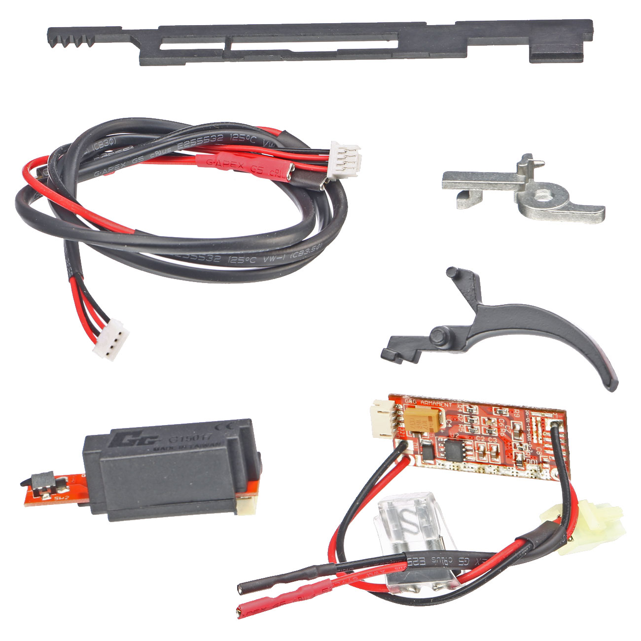 G&G V3 ETU und Mosfet Set mit Verkabelung fr G&G Serie mit ETU - Kabel hinten