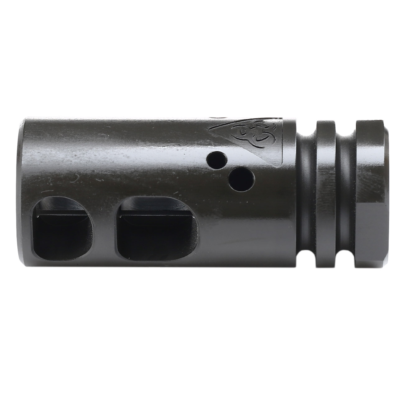 King Arms Black Rain Ordnance Compensator Round-Edition Stahl schwarz 14mm- Bild 2