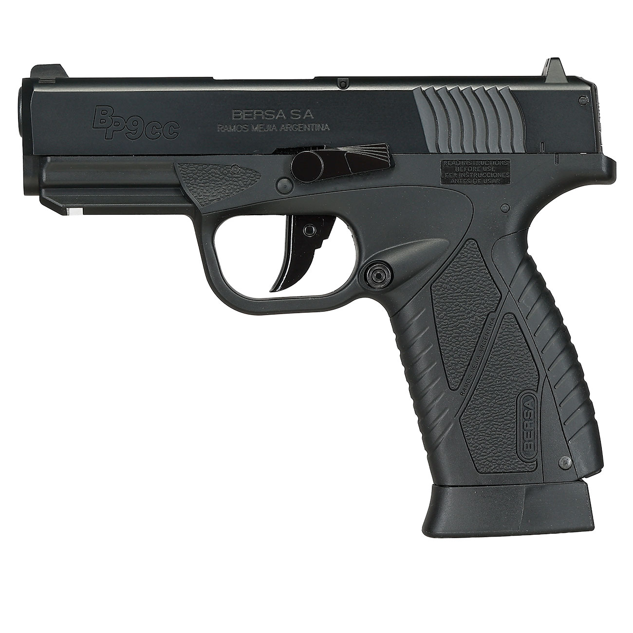 ASG Bersa BP9CC mit Metallschlitten CO2BB 6mm BB schwarz Bild 2