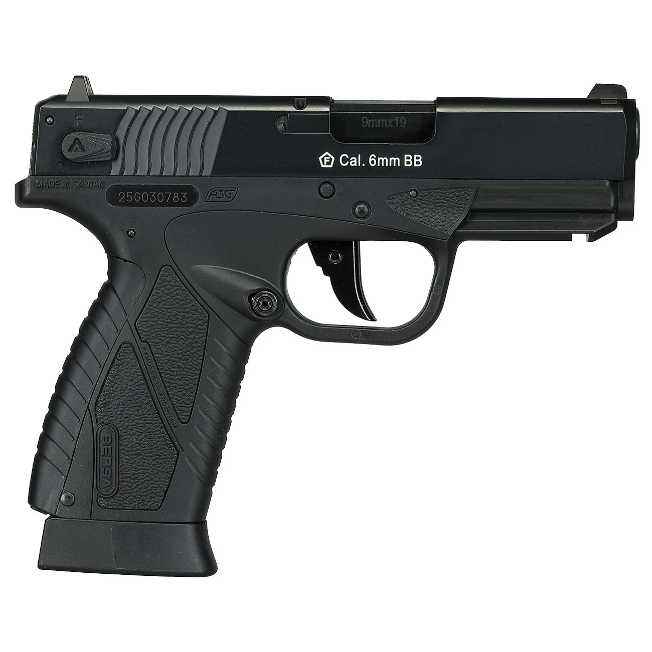 ASG Bersa BP9CC mit Metallschlitten CO2BB 6mm BB schwarz Bild 5