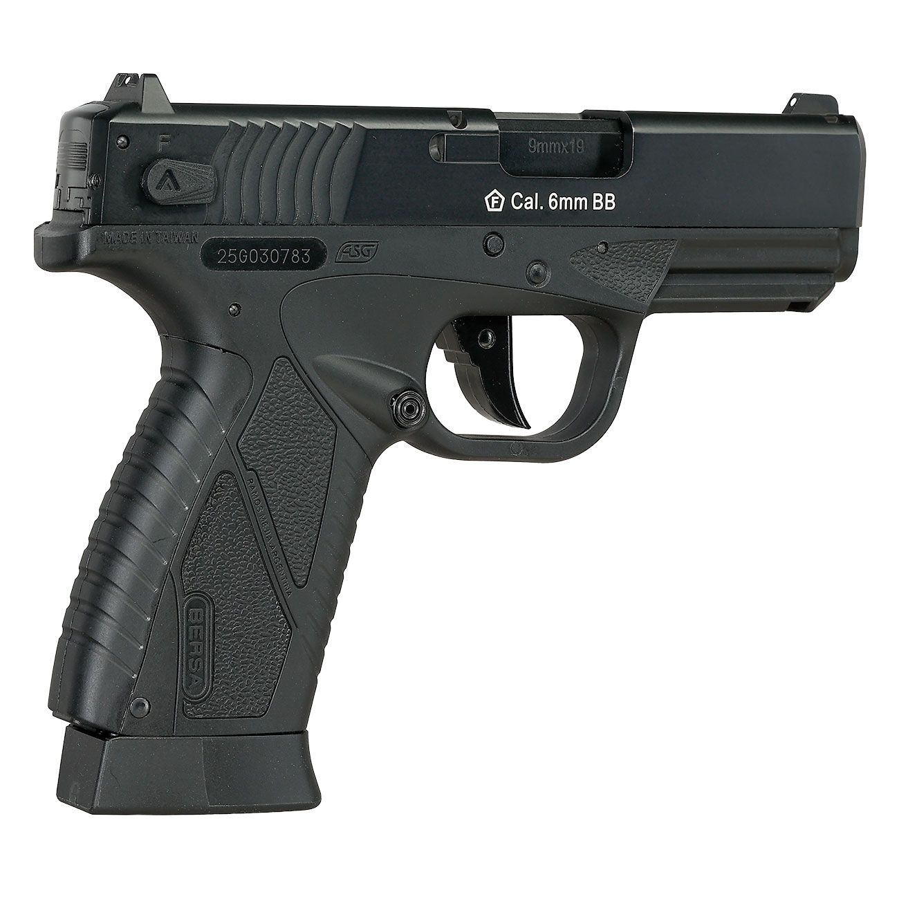 ASG Bersa BP9CC mit Metallschlitten CO2BB 6mm BB schwarz Bild 6