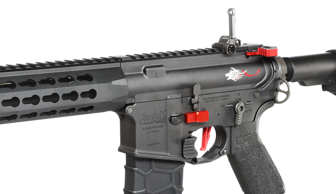 VFC Avalon Leopard Carbine Deluxe Vollmetall S-AEG 6mm BB schwarz Bild 8