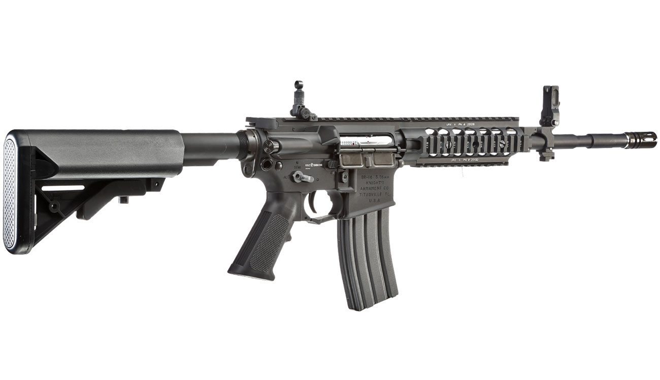 Versandrcklufer VFC KAC SR16 E3 Carbine Vollmetall S-AEG 6mm BB schwarz Bild 3