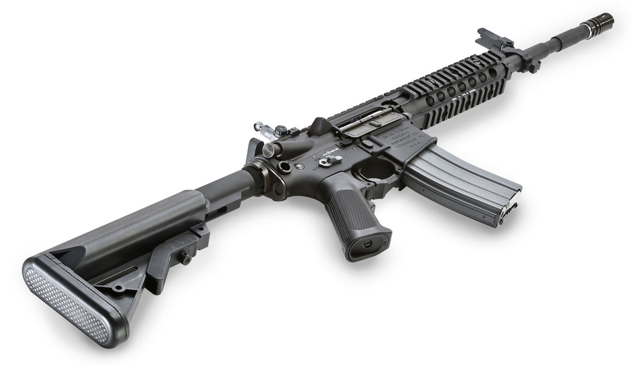 Versandrcklufer VFC KAC SR16 E3 Carbine Vollmetall S-AEG 6mm BB schwarz Bild 4