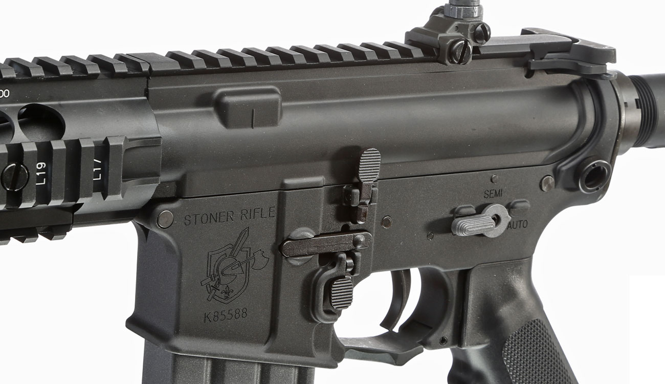Versandrcklufer VFC KAC SR16 E3 Carbine Vollmetall S-AEG 6mm BB schwarz Bild 6