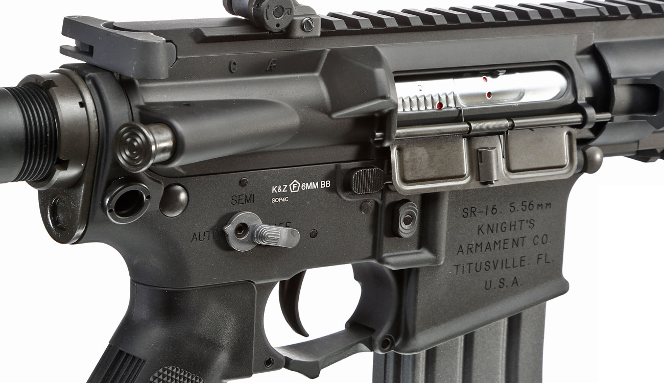 Versandrcklufer VFC KAC SR16 E3 Carbine Vollmetall S-AEG 6mm BB schwarz Bild 7