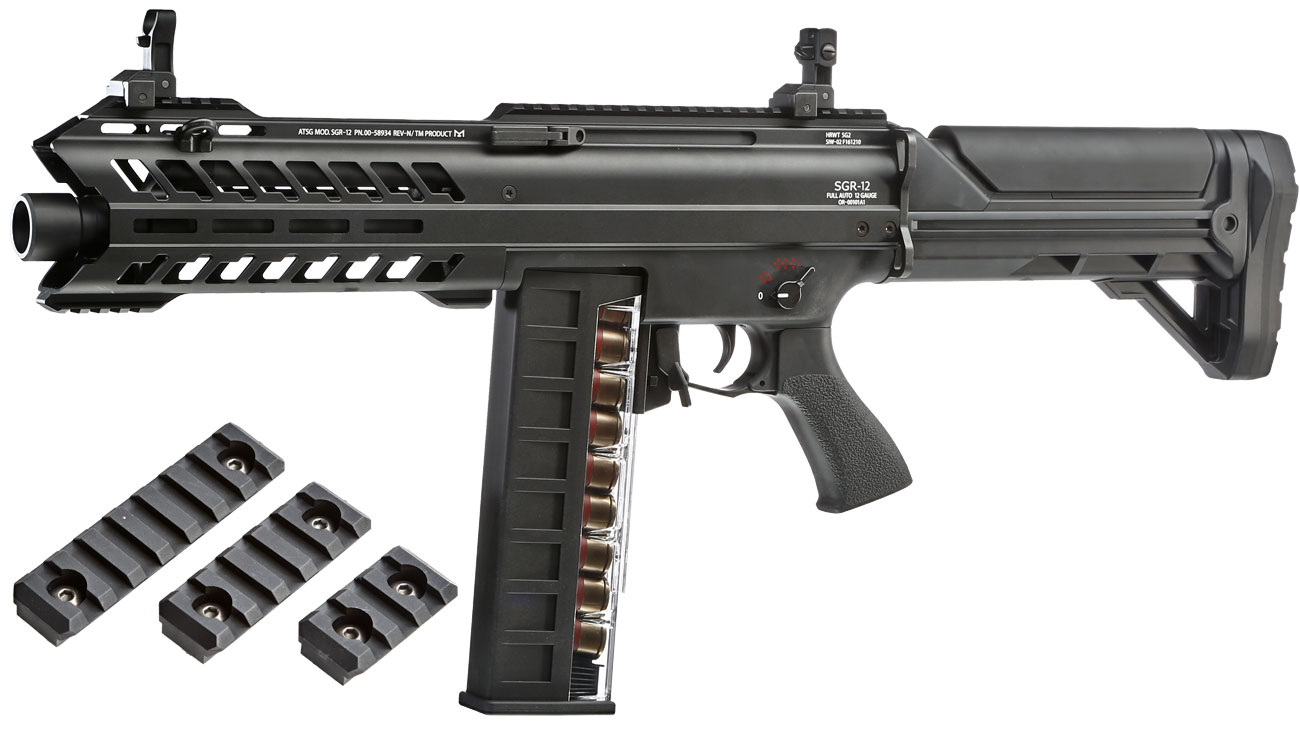 Tokyo Marui SGR-12 Electric Shotgun Vollmetall AEG 6mm BB schwarz