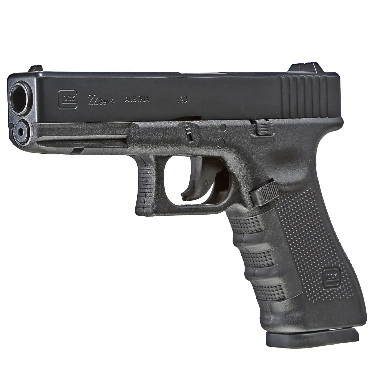 Glock 22 Gen. 4 Airsoft mit Metallschlitten CO2 NBB 6mm BB schwarz
