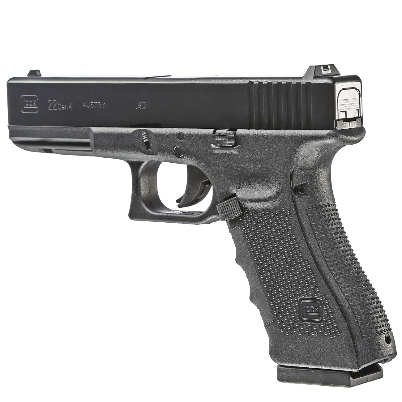 Glock 22 Gen. 4 Airsoft mit Metallschlitten CO2 NBB 6mm BB schwarz Bild 3
