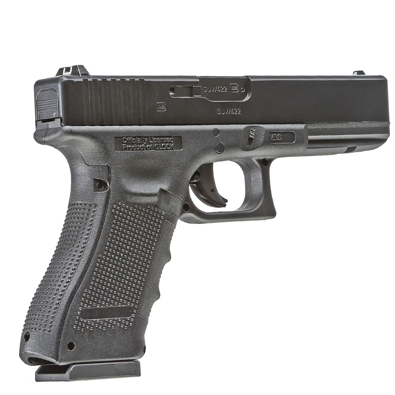 Glock 22 Gen. 4 Airsoft mit Metallschlitten CO2 NBB 6mm BB schwarz Bild 4