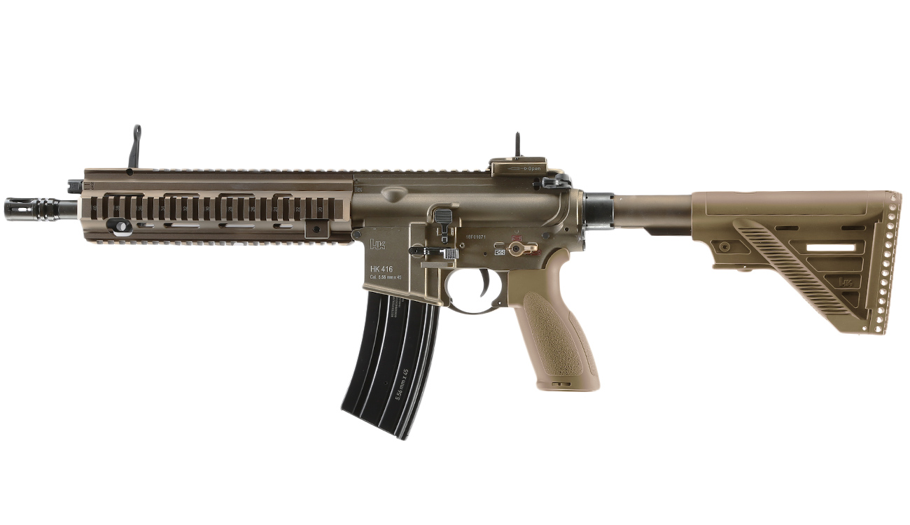 VFC Heckler & Koch HK416 A5 Next Generation Mosfet Vollmetall S-AEG 6mm BB RAL 8000 grünbraun Bild 1