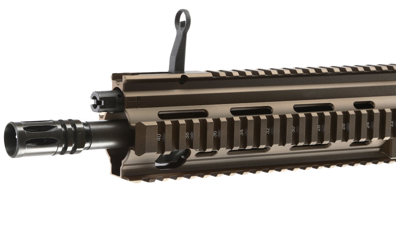 VFC Heckler & Koch HK416 A5 Next Generation Mosfet Vollmetall S-AEG 6mm BB RAL 8000 grünbraun Bild 1