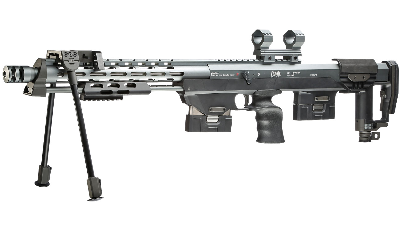 Ares DSR-1 Vollmetall Gas Bolt Action Sniper 6mm BB grau