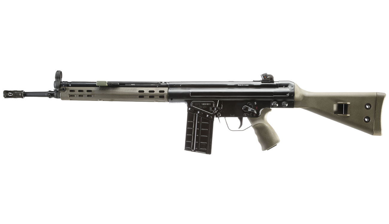 Heckler & Koch G3A3 Vollmetall Gas-Blow-Back 6mm BB oliv Bild 1