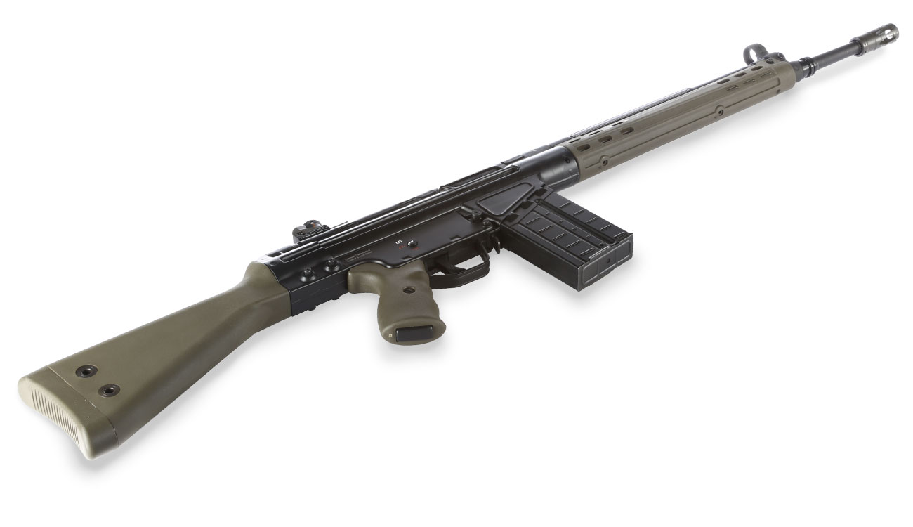 Heckler & Koch G3A3 Vollmetall Gas-Blow-Back 6mm BB oliv Bild 3