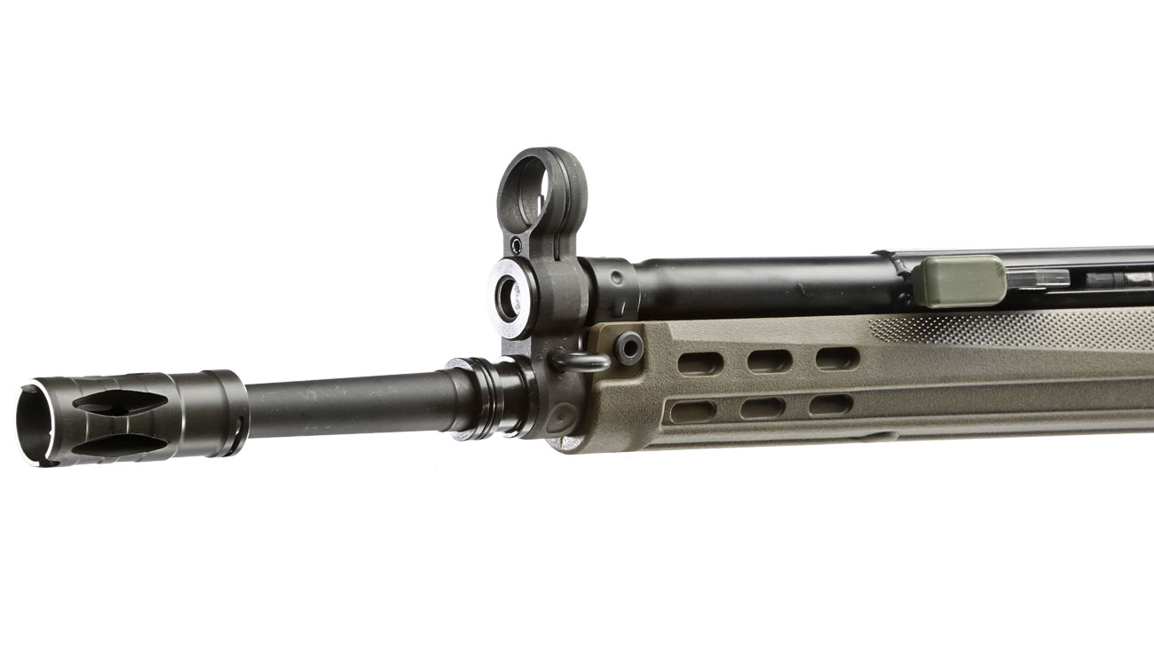 Heckler & Koch G3A3 Vollmetall Gas-Blow-Back 6mm BB oliv Bild 4