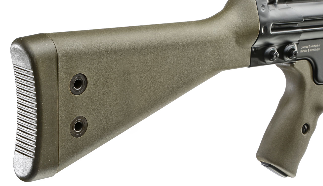 Heckler & Koch G3A3 Vollmetall Gas-Blow-Back 6mm BB oliv Bild 7