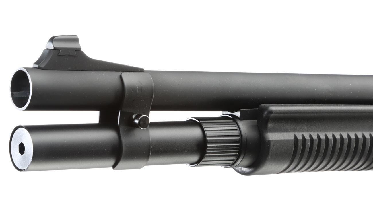 Golden Eagle M8872 Vollmetall Pump Action Gas Shotgun 6mm BB schwarz Bild 6