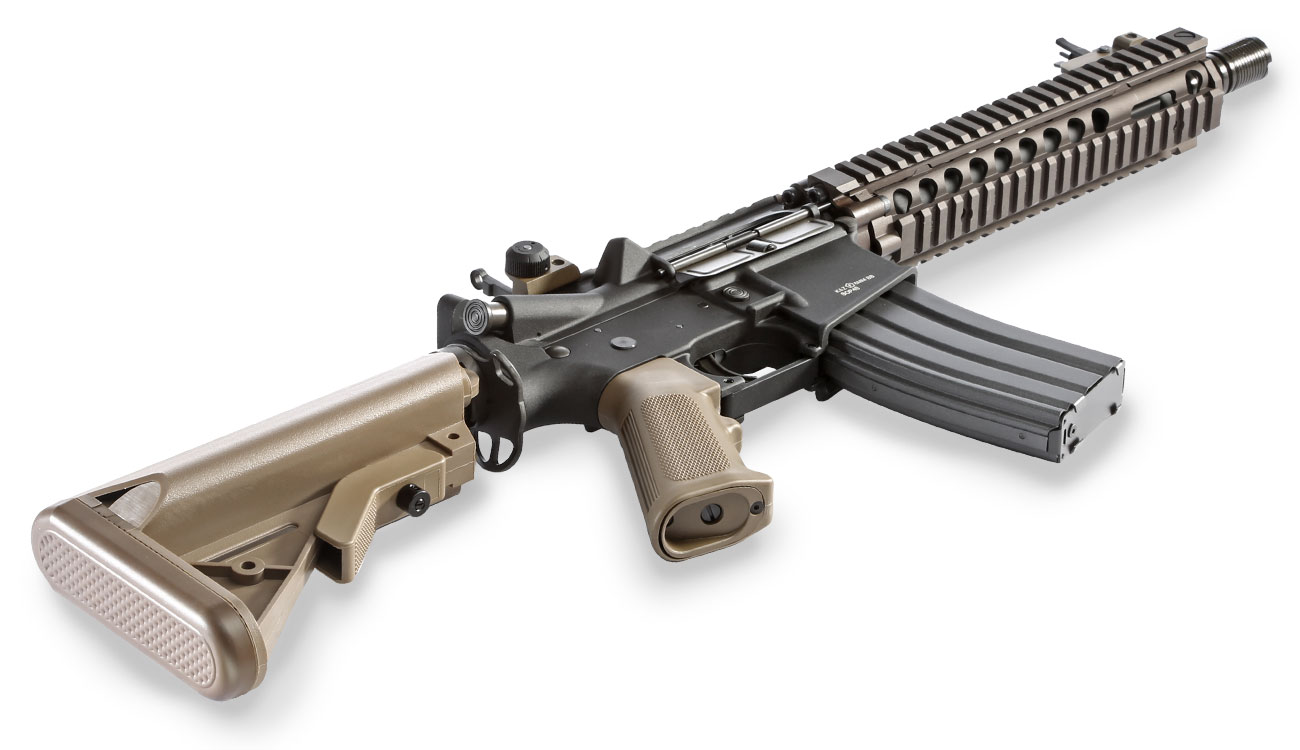 VFC VR16 CQB II Vollmetall S-AEG 6mm BB tan Bild 5