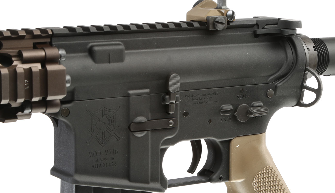 VFC VR16 CQB II Vollmetall S-AEG 6mm BB tan Bild 7