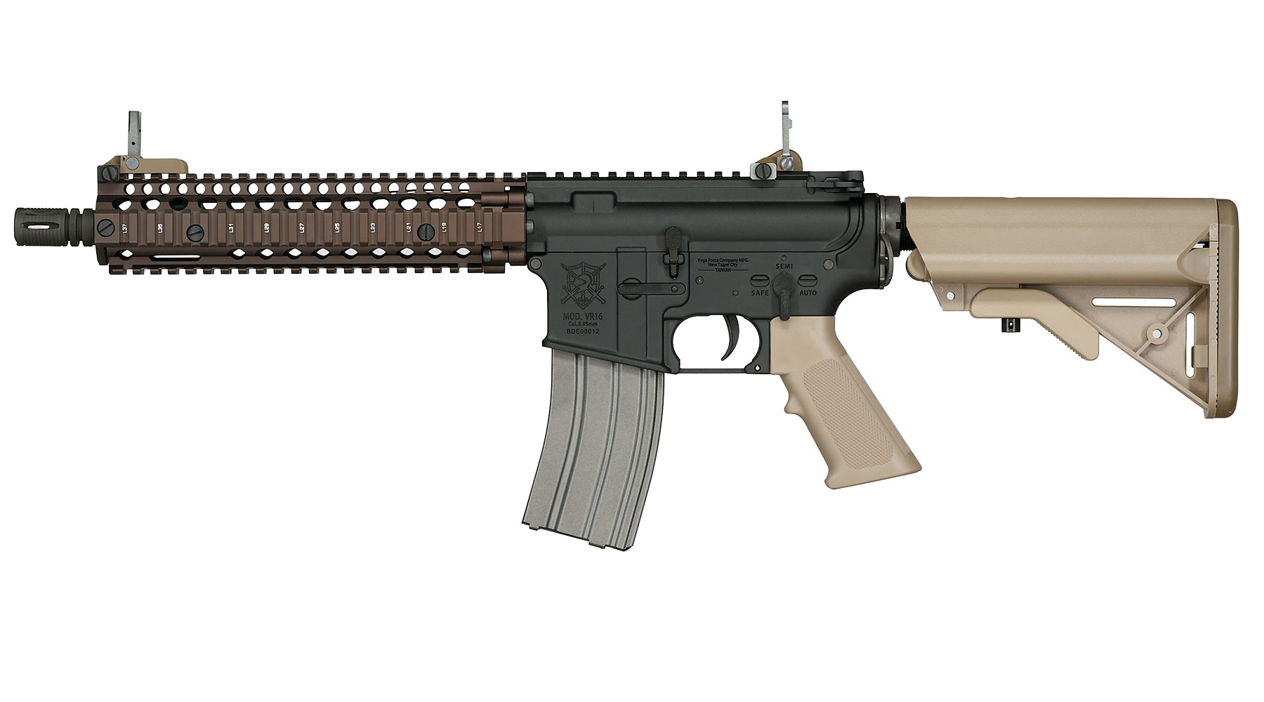 VFC VR16 CQB II Vollmetall S-AEG 6mm BB tan Bild 2