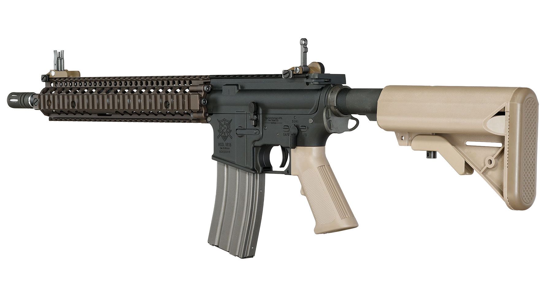 VFC VR16 RIS II Vollmetall S-AEG 6mm BB tan Bild 11