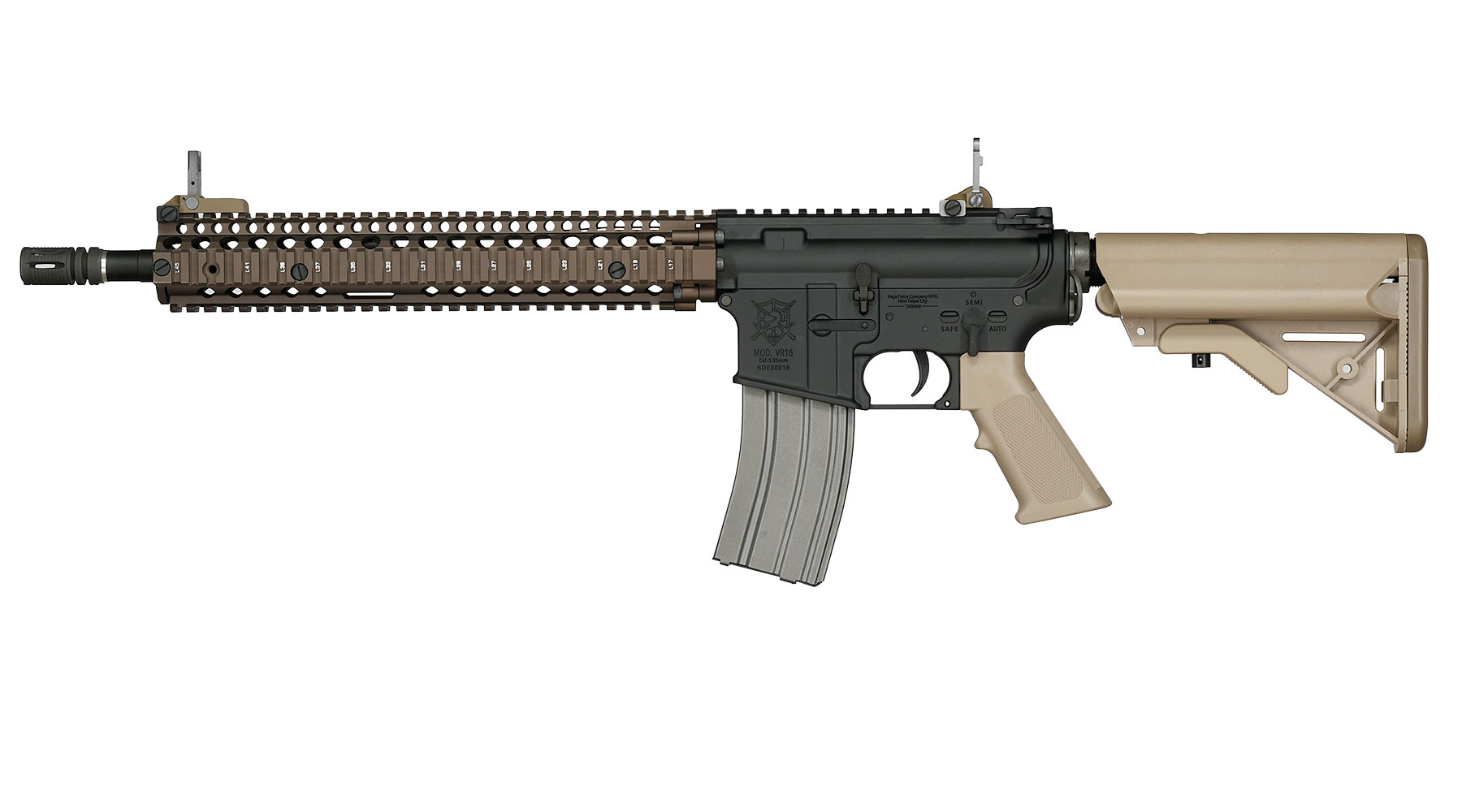 VFC VR16 RIS II Vollmetall S-AEG 6mm BB tan Bild 2