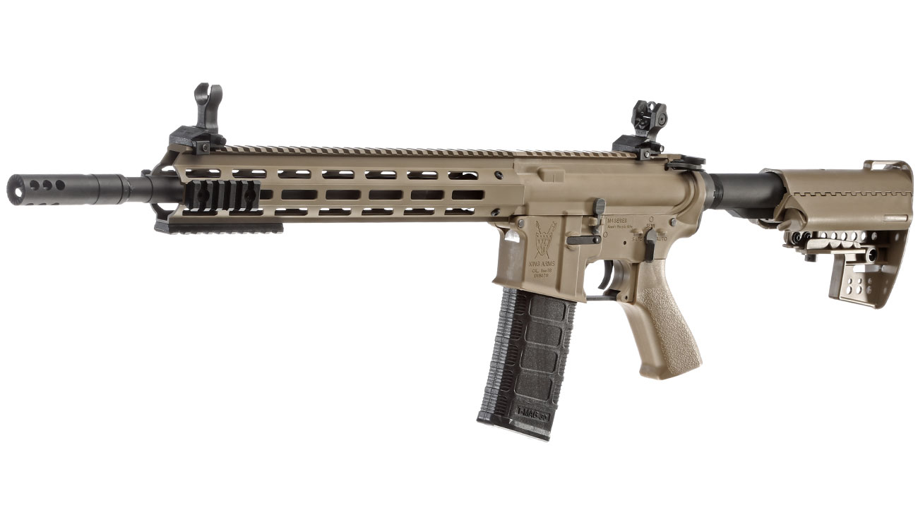 King Arms M4 TWS M-LOK Rifle Ultra Grade Version II S-AEG 6mm BB Dark Earth