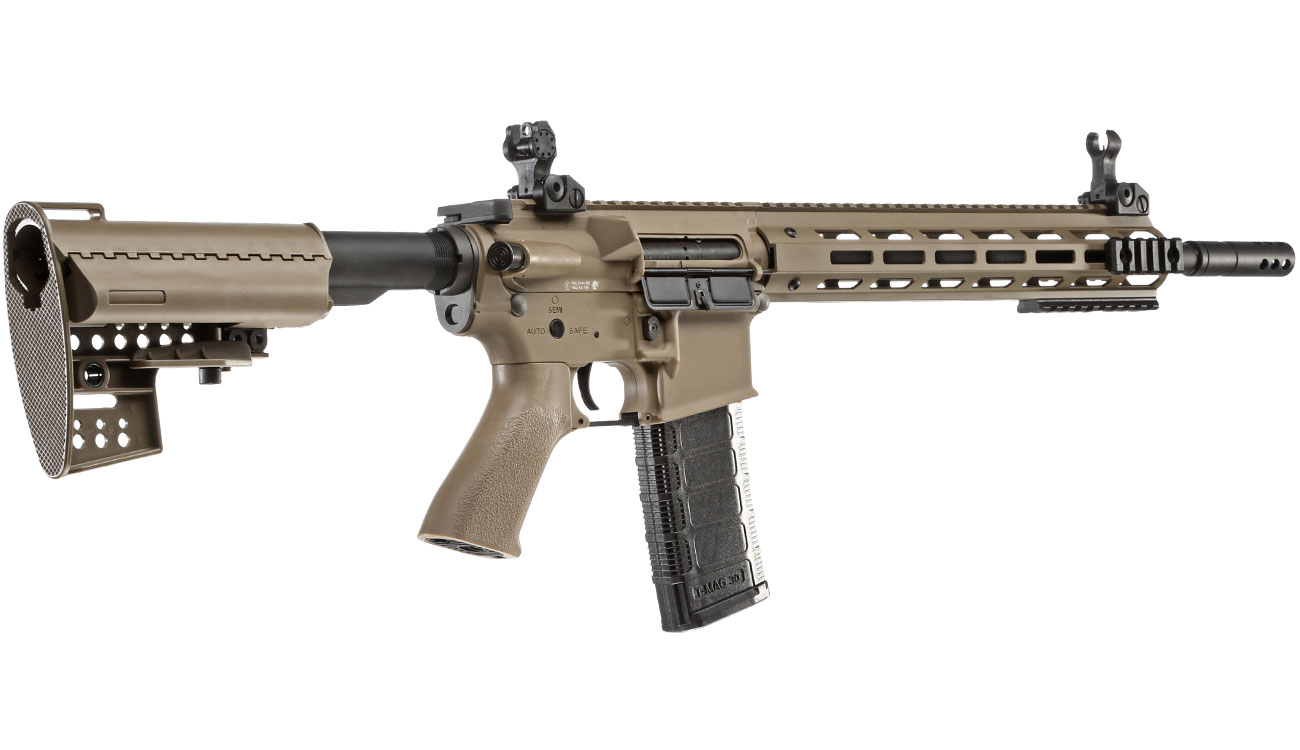 King Arms M4 TWS M-LOK Rifle Ultra Grade Version II S-AEG 6mm BB Dark Earth Bild 3