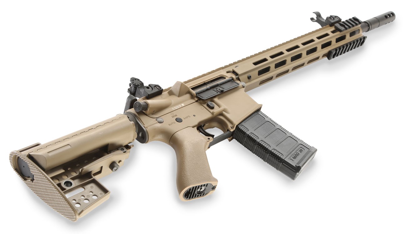 King Arms M4 TWS M-LOK Rifle Ultra Grade Version II S-AEG 6mm BB Dark Earth Bild 5