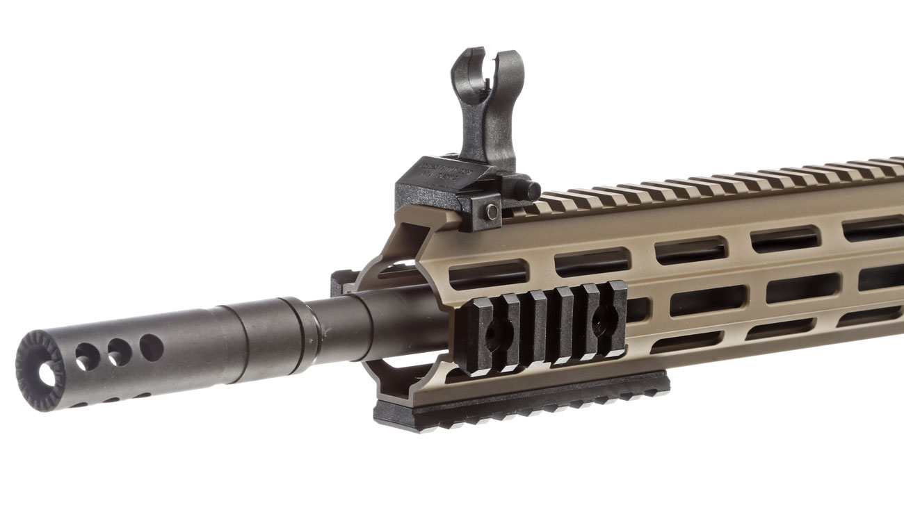 King Arms M4 TWS M-LOK Rifle Ultra Grade Version II S-AEG 6mm BB Dark Earth Bild 6