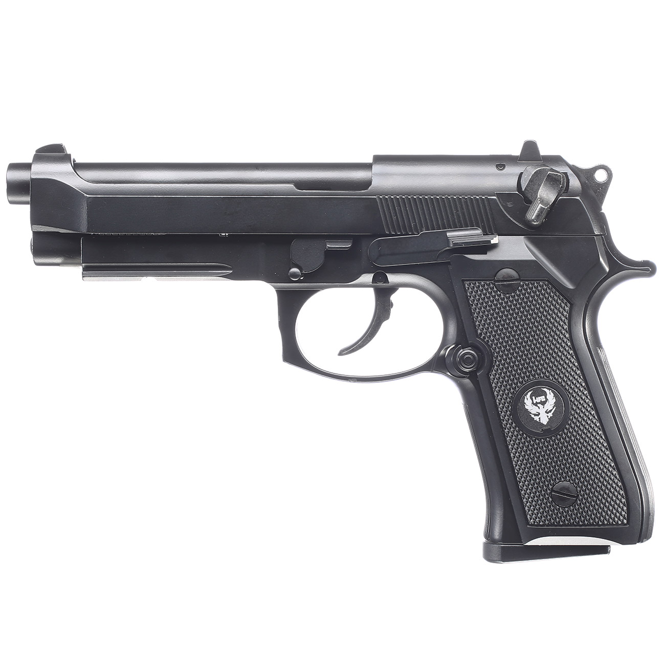 HFC M92A1 Vollmetall GBB 6mm BB schwarz inkl. Pistolenkoffer Bild 1