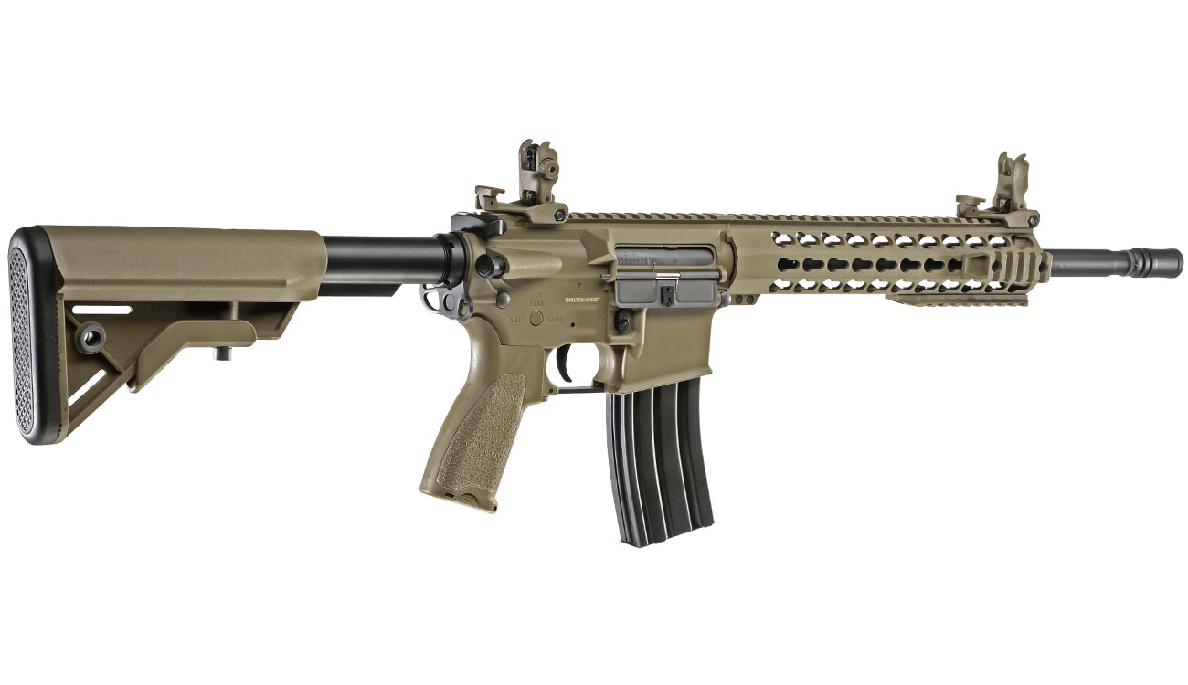 Evolution Airsoft Recon S 14.5 Carbontech S-AEG 6mm BB Tan Bild 3