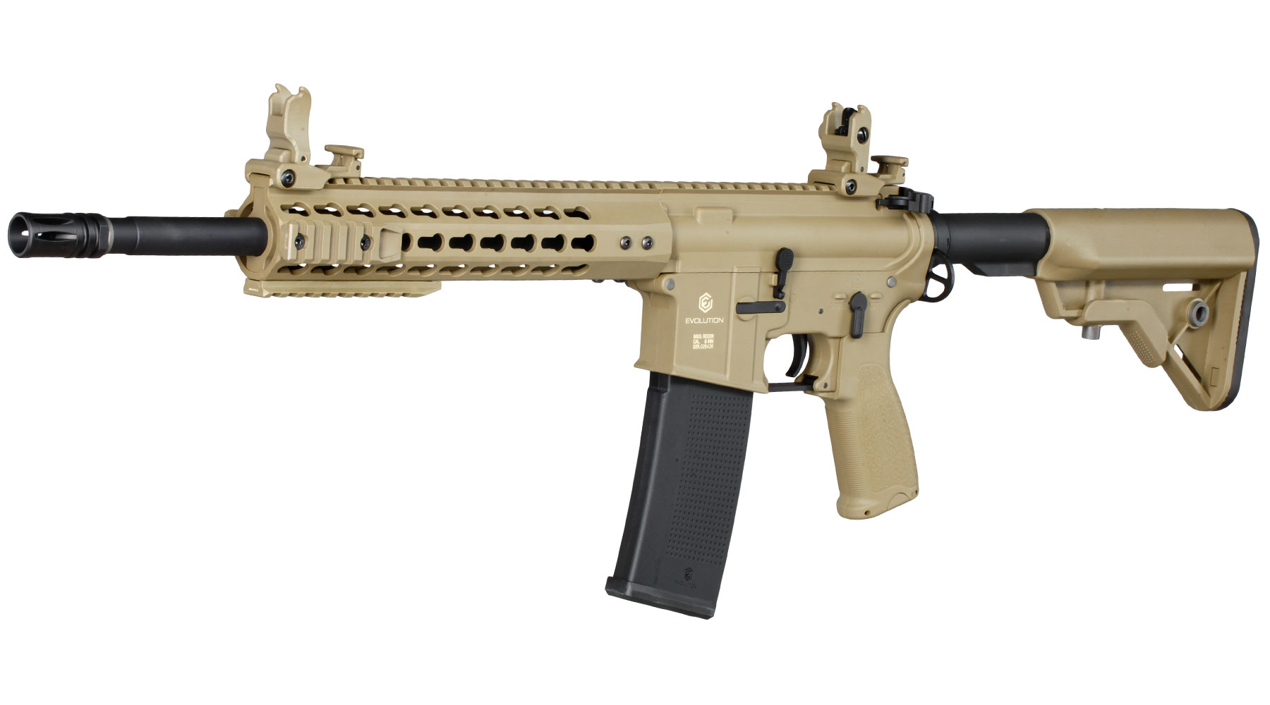 Evolution Airsoft Recon S 14.5 Carbontech S-AEG 6mm BB Tan