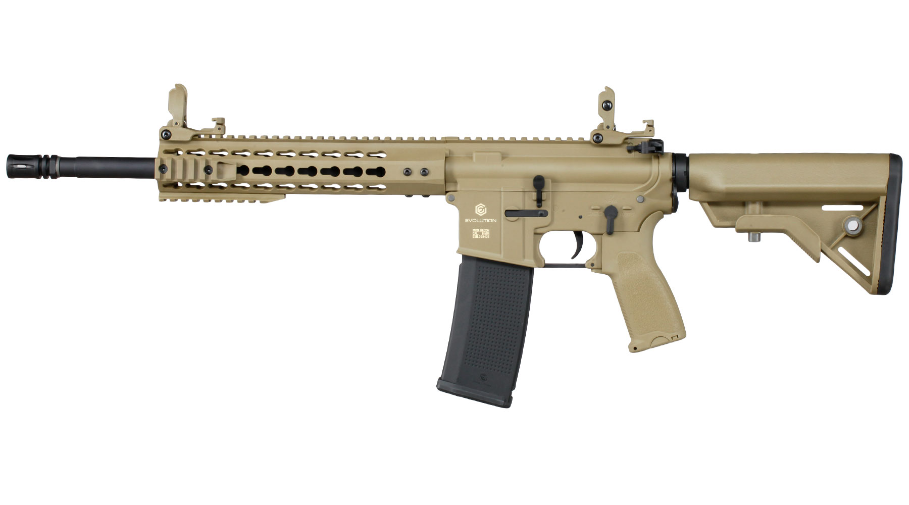 Evolution Airsoft Recon S 14.5 Carbontech S-AEG 6mm BB Tan Bild 2