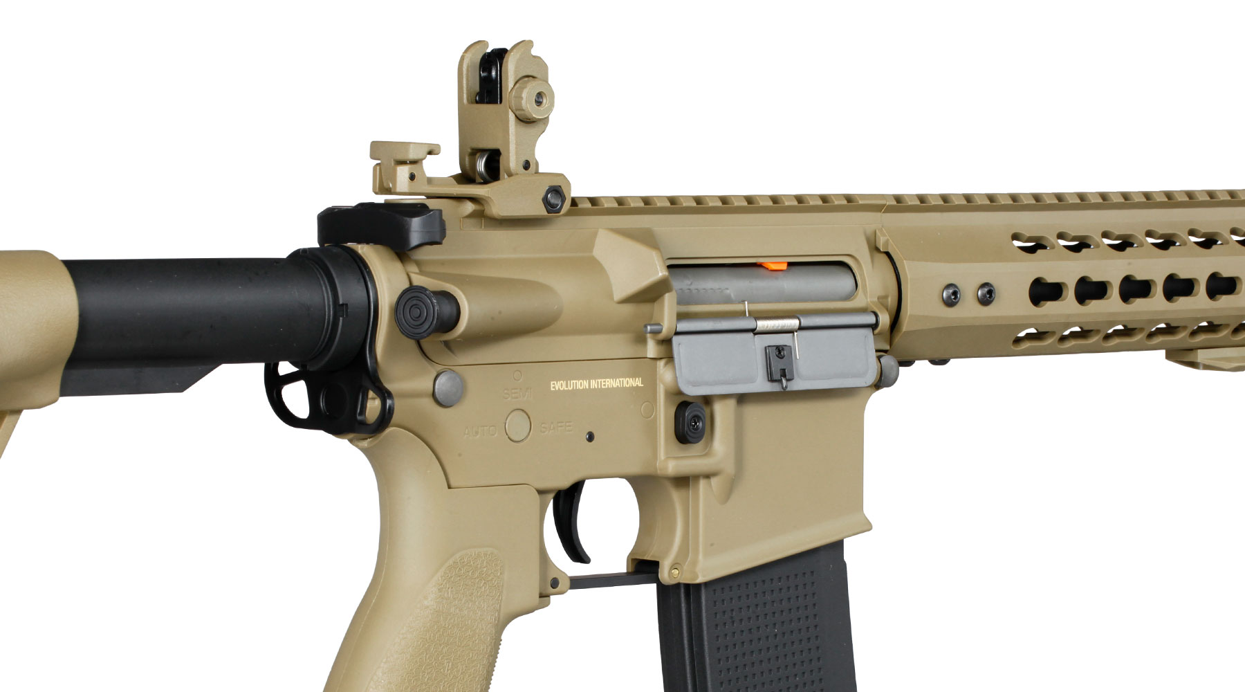 Evolution Airsoft Recon S 14.5 Carbontech S-AEG 6mm BB Tan Bild 9