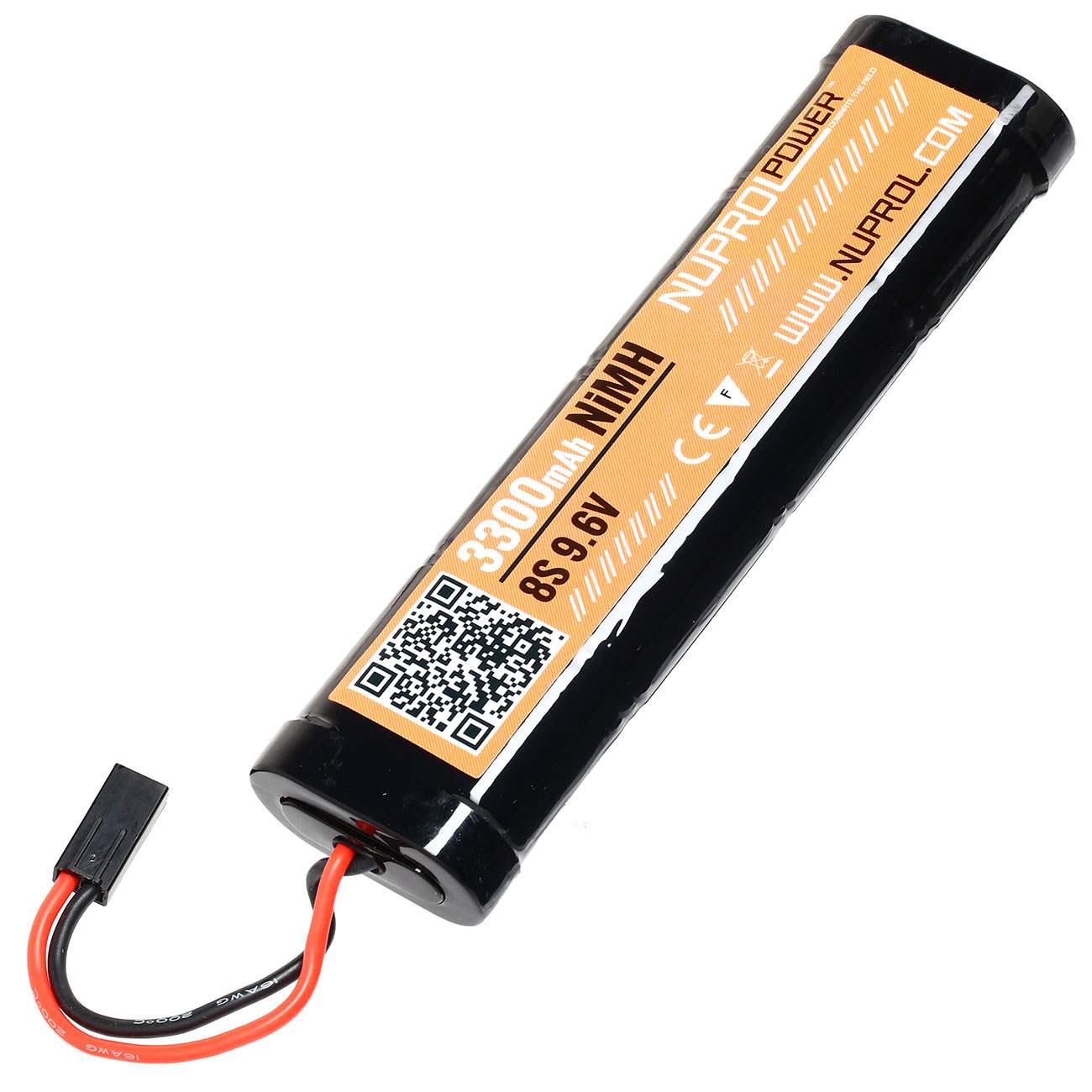 Nuprol Akku 9.6V 3300mAh NiMH Large-Type mit Mini-Tam Anschluss