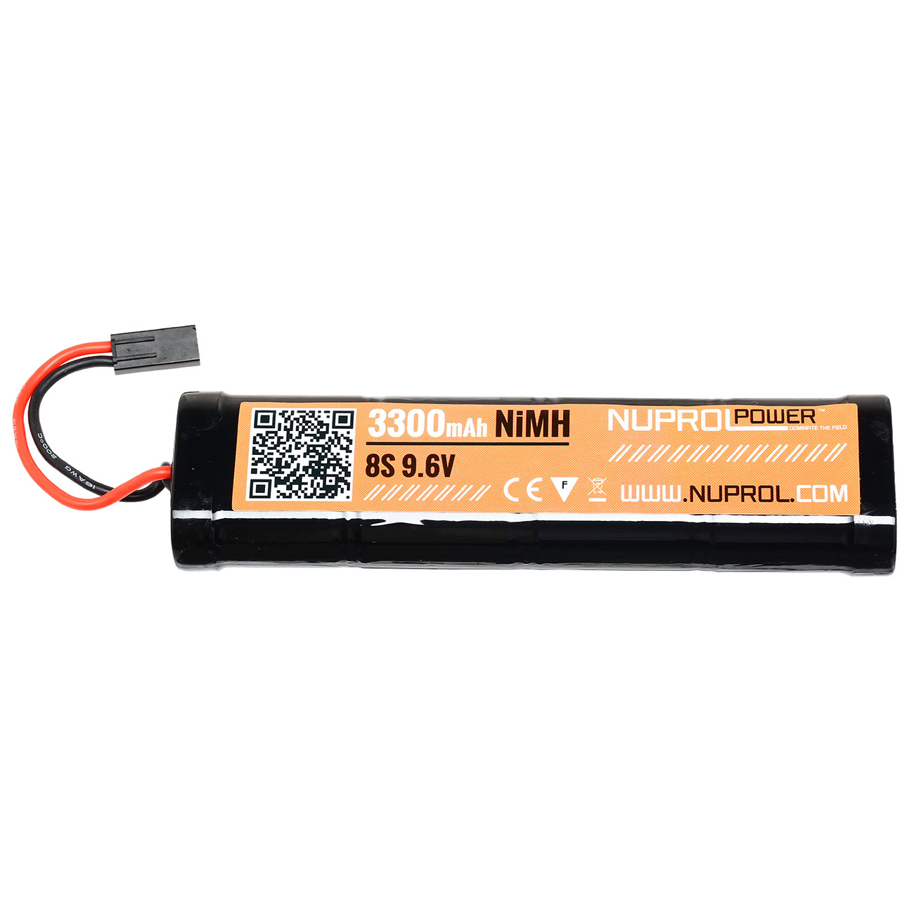 Nuprol Akku 9.6V 3300mAh NiMH Large-Type mit Mini-Tam Anschluss Bild 1