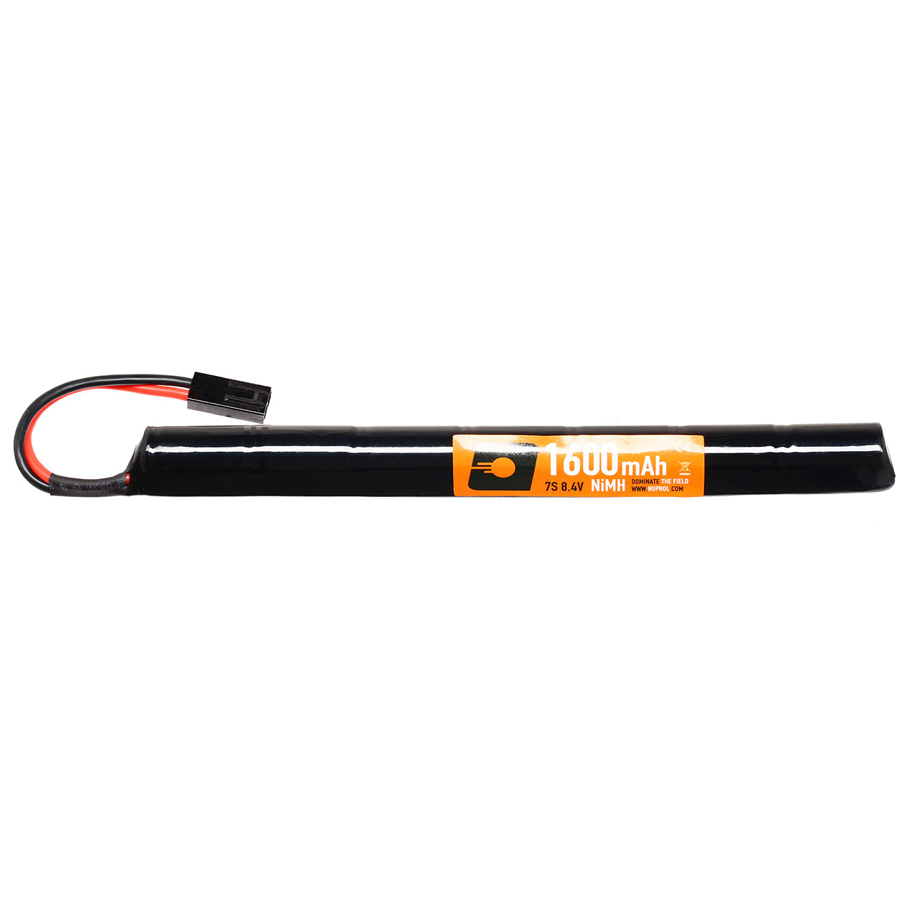 Nuprol Akku 8.4V 1600mAh NiMH Stick-Type mit Mini-Tam Anschluss Bild 1