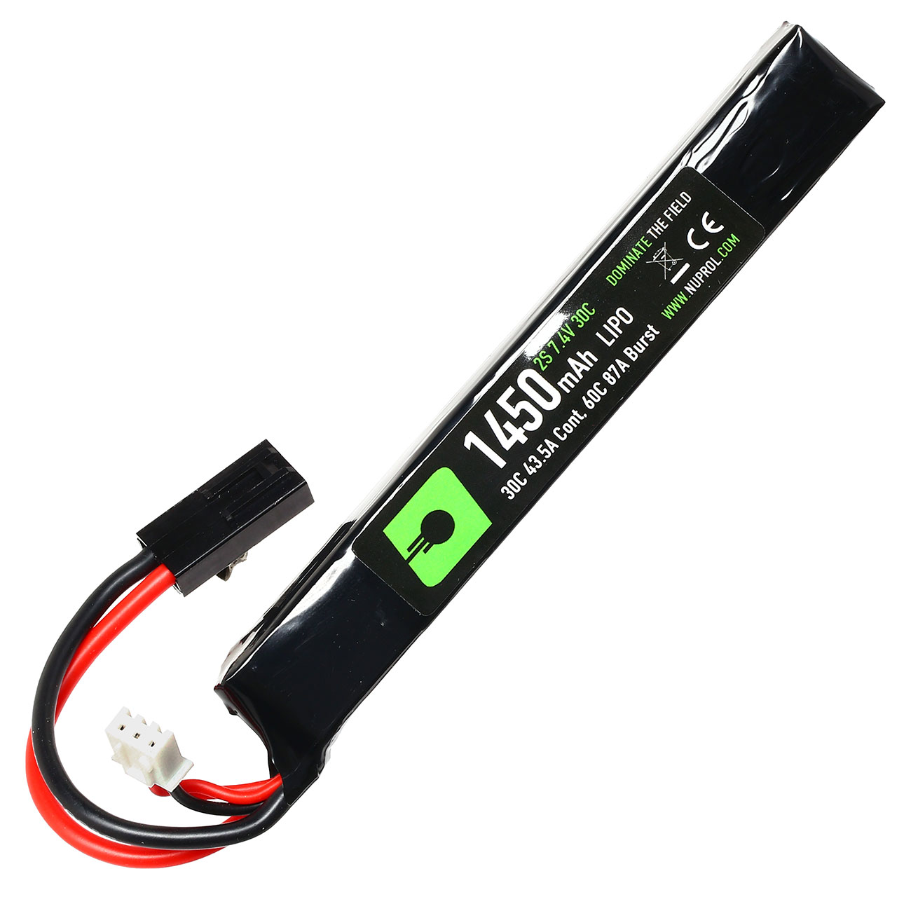 Nuprol Power Series LiPo Akku 7,4V 1450mAh 30C / 60C Stick-Type m. Mini-Tam Anschluss