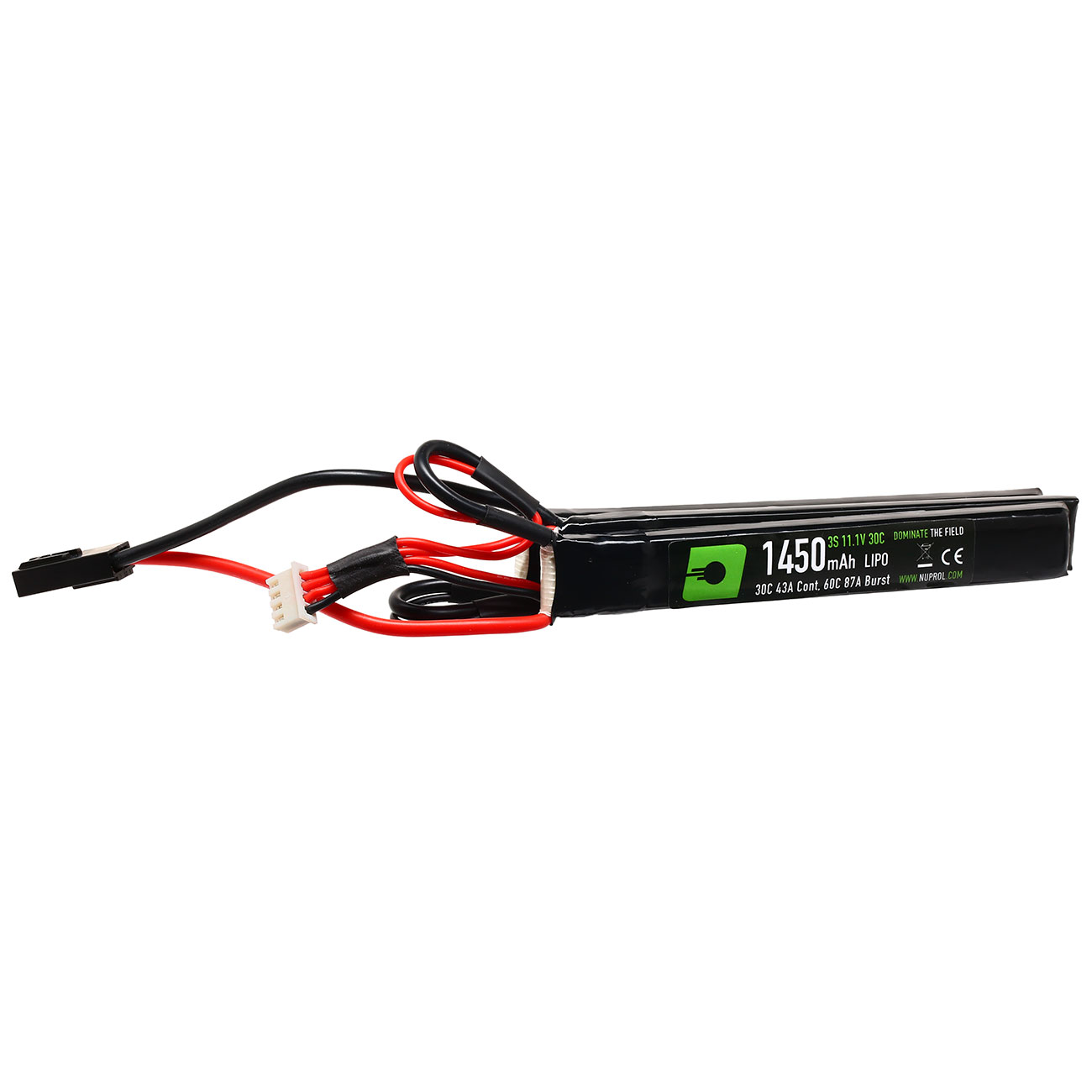 Nuprol Power Series LiPo Akku 11,1V 1450mAh 30C / 60C Tri-Nunchuck-Type m. Mini-Tam Anschluss Bild 1