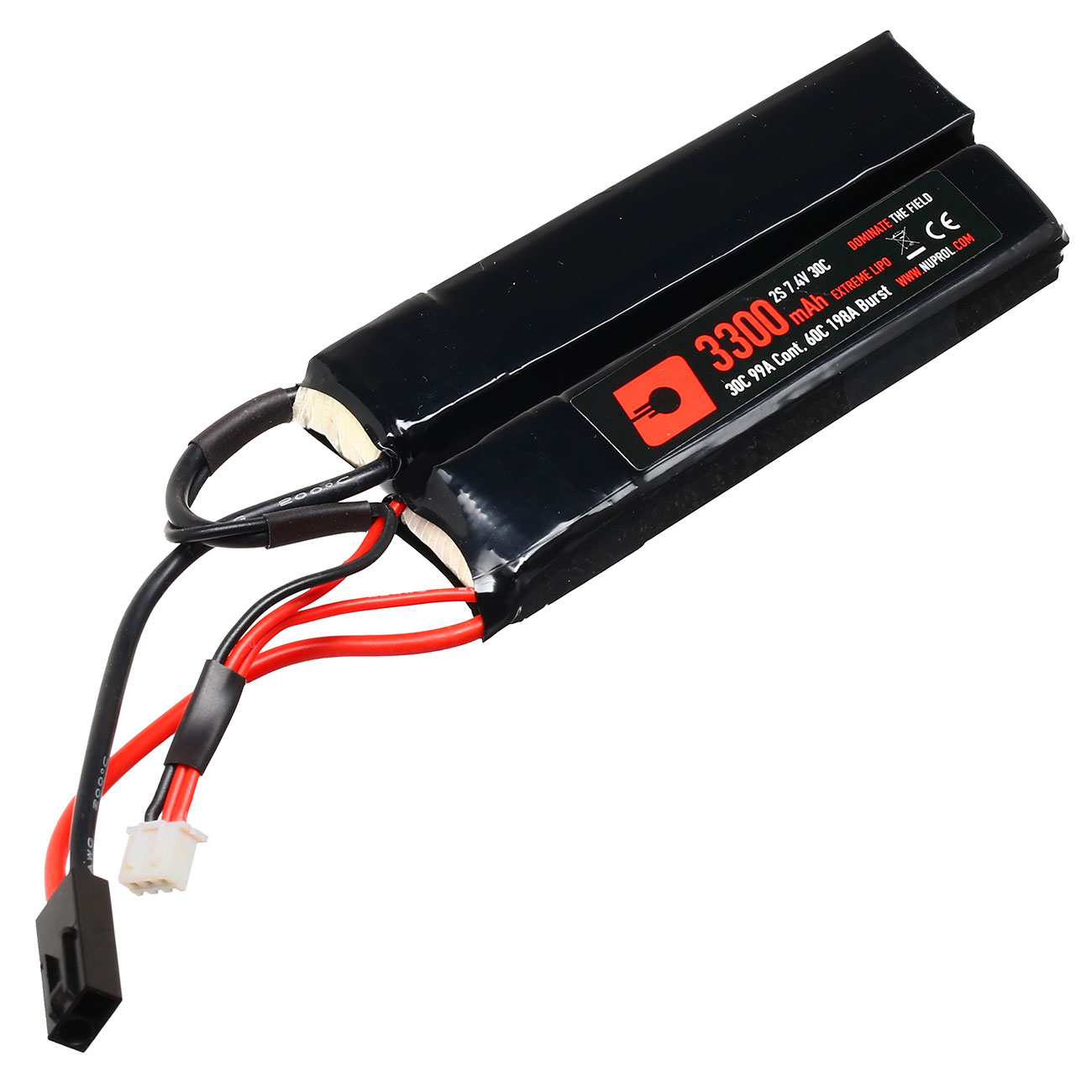 Nuprol Power Series LiPo Akku 7,4V 3300mAh 30C / 60C Nunchuck-Type m. Mini-Tam Anschluss