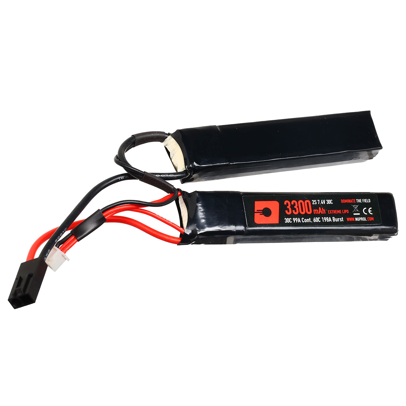 Nuprol Power Series LiPo Akku 7,4V 3300mAh 30C / 60C Nunchuck-Type m. Mini-Tam Anschluss Bild 1