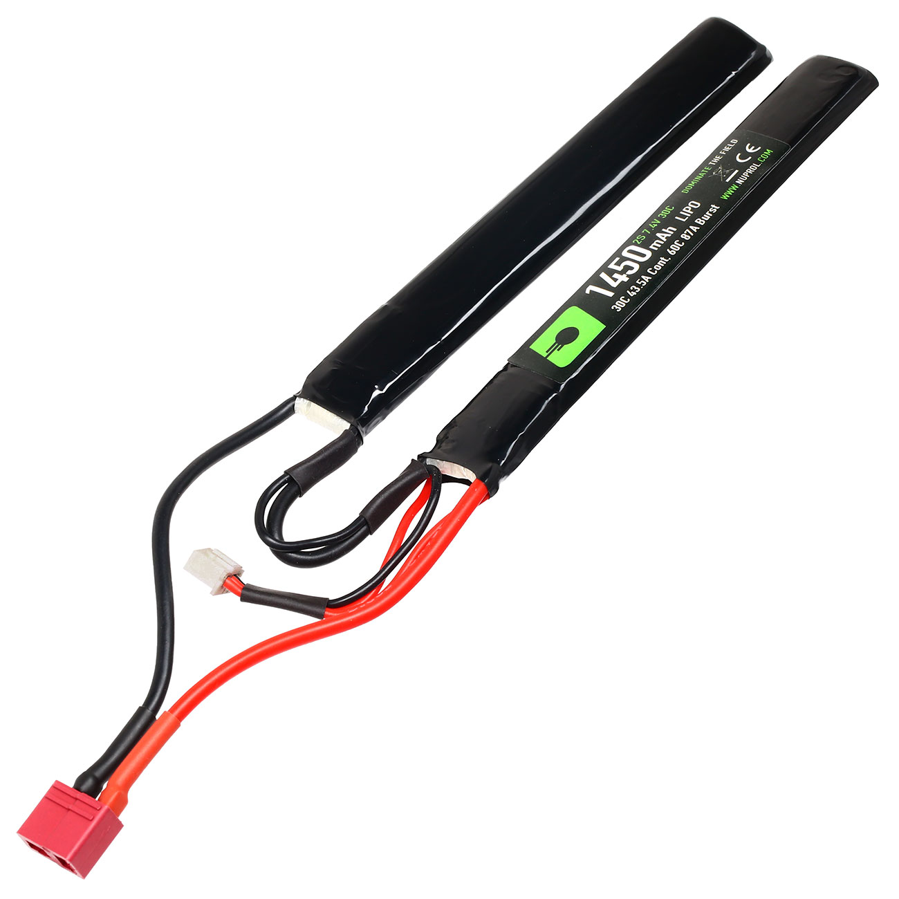 Nuprol Power Series LiPo Akku 7,4V 1450mAh 30C / 60C Nunchuck-Type m. Deans Anschluss